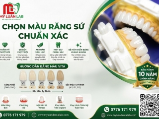 Cách Chọn Màu Răng Sứ Chuẩn Xác Theo Bảng Màu Vita | Mỹ Luân Lab
