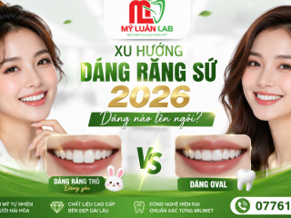 Xu Hướng Dáng Răng Sứ 2026: Dáng Răng Thỏ Đáng Yêu Hay Dáng Oval?